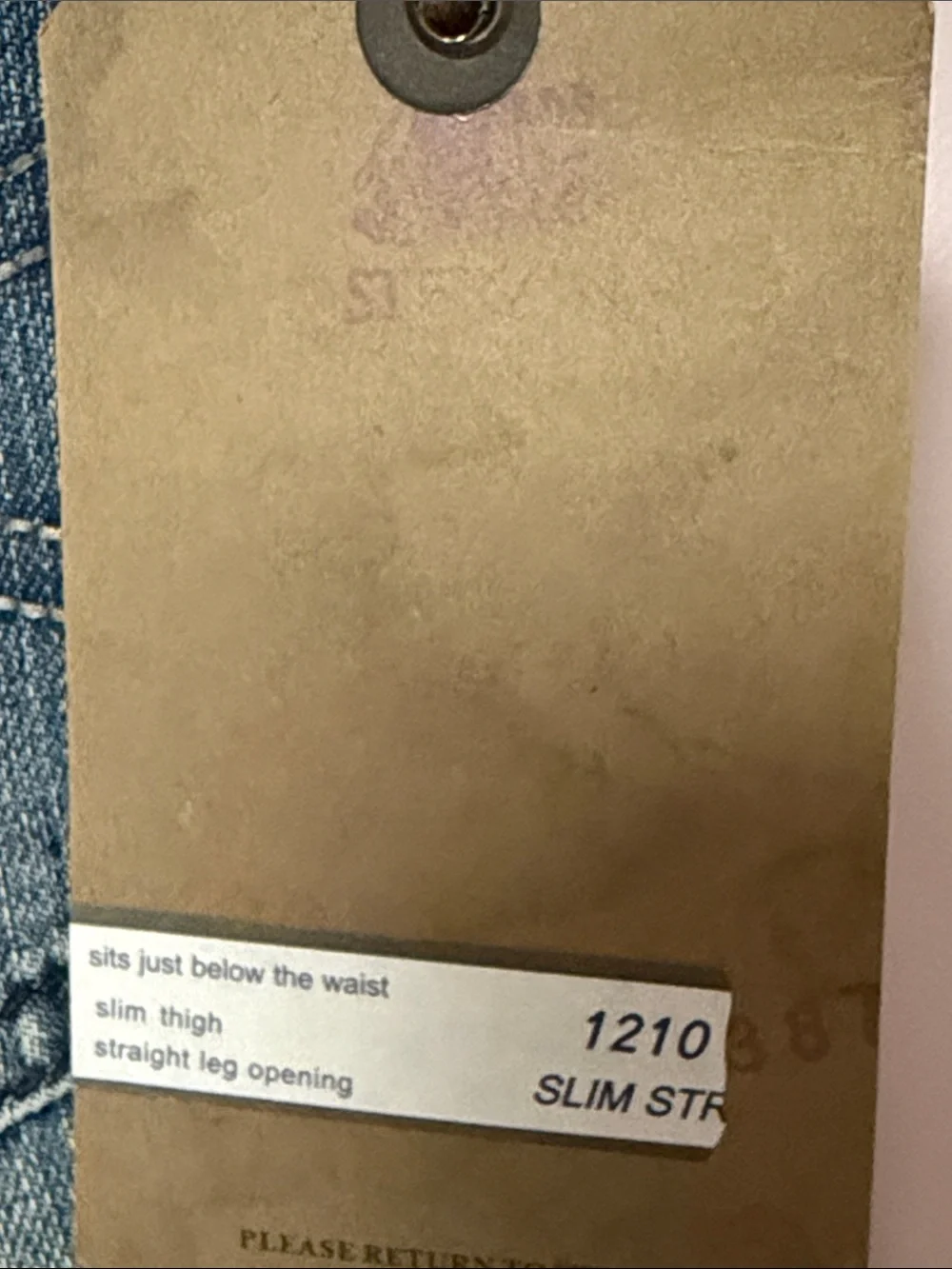 NWT John B Stetson 1210 straight fit men’s jeans